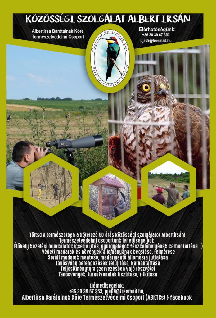50 órás közösségi szolgálat a természetben