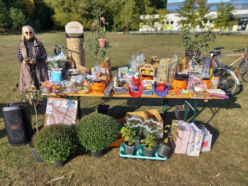 Lusta vasárnap 2025 - tombolatárgyak és Tecus